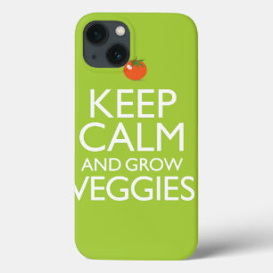 Keep Calm and Grow Veggies iPhone 13 Case