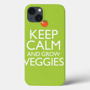 Keep Calm and Grow Veggies iPhone 13 Case