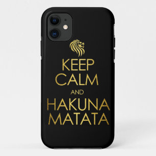 Keep Calm and Hakuna Matata Case-Mate iPhone Case
