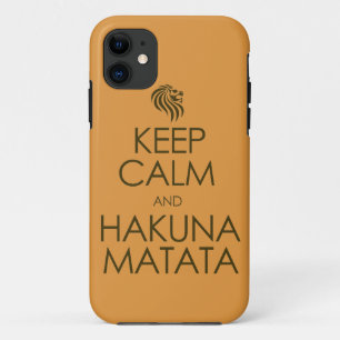 Keep Calm and Hakuna Matata Case-Mate iPhone Case
