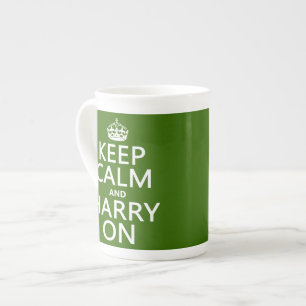 Keep Calm and Harry On (any colour) Bone China Mug