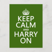 Keep Calm and Harry On (any colour)