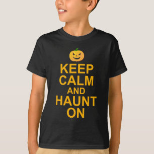 Keep Calm and Haunt On, Halloween T-Shirt