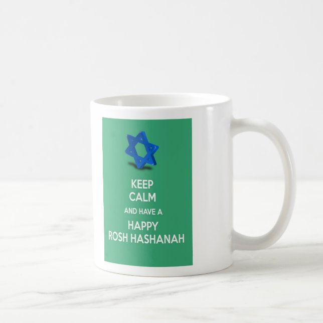Keep calm and have a Happy Rosh Hashanah Coffee Mug (Right)