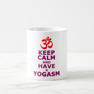 Keep calm and have a yoga sm coffee mug