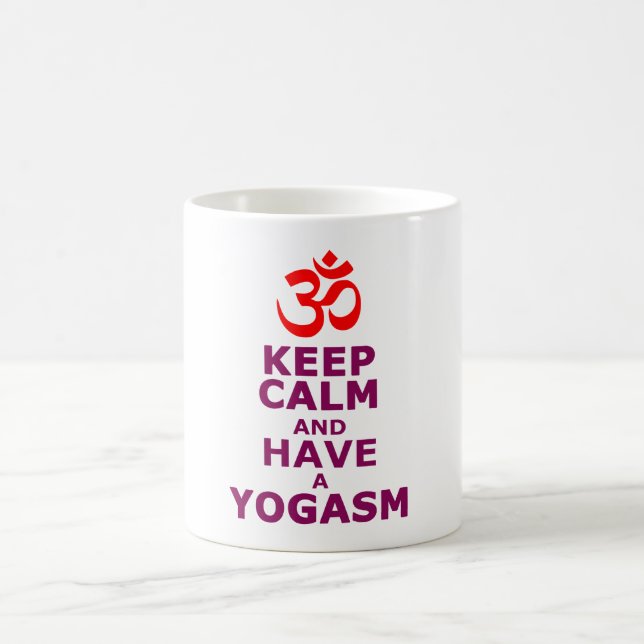 Keep calm and have a yoga sm coffee mug (Center)