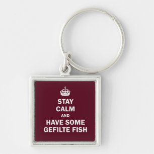 Keep calm and have some Gefilte Fish Key Ring