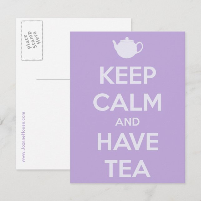 Keep Calm and Have Tea Postcard (Front/Back)