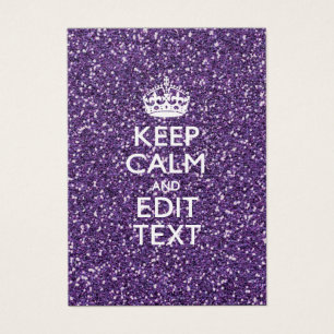 Keep Calm and Have Your Text Glamour Mauve
