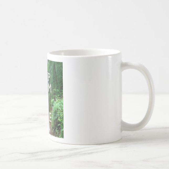 Keep Calm and Hike On Coffee Mug (Right)