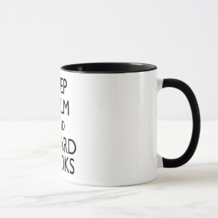 Keep Calm and Hoard Books Coffee Mug
