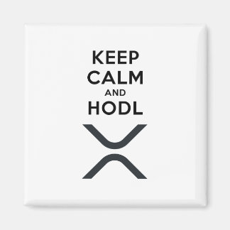 Keep Calm and Hodl Ripple Magnet