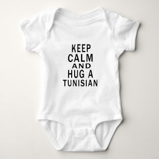 Keep Calm And Hug A Tunisian Baby Bodysuit