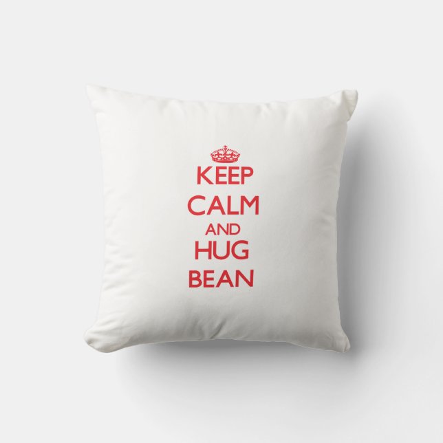 Keep calm and Hug Bean Cushion (Front)