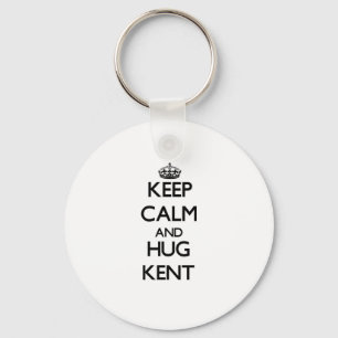 Keep calm and Hug Kent Key Ring