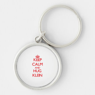 Keep calm and Hug Klein Key Ring