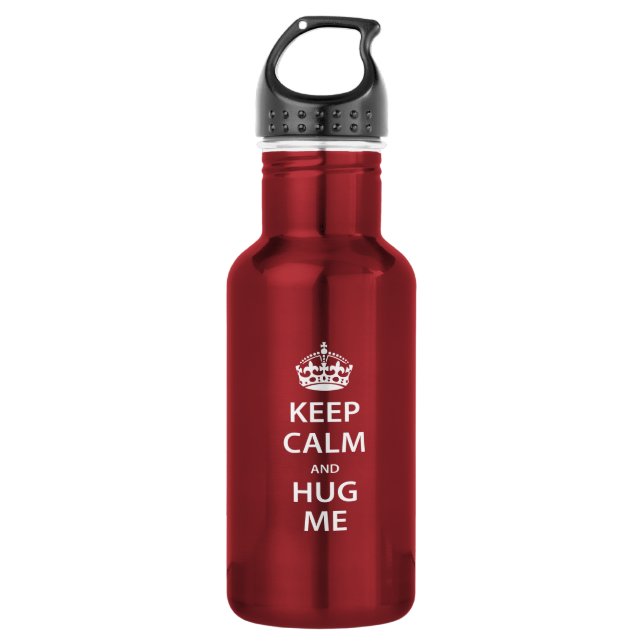 Keep Calm and Hug Me 532 Ml Water Bottle (Front)