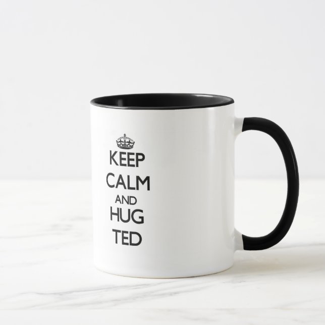 Keep Calm and Hug Ted Mug (Right)