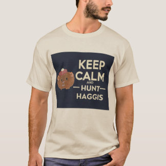 Keep Calm and Hunt Haggis Scottish T-Shirt