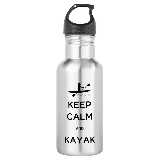 Keep Calm and Kayak  532 Ml Water Bottle (Front)