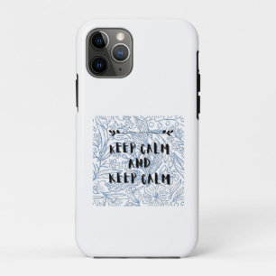 Keep calm and keep calm Case-Mate iPhone case