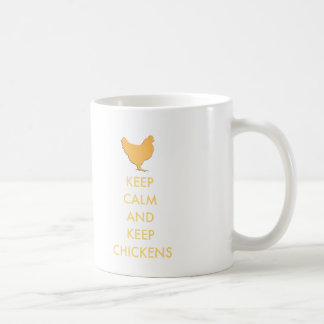 Keep Calm and Keep Chickens Coffee Mug