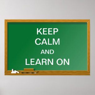 Keep Calm and Learn On Poster