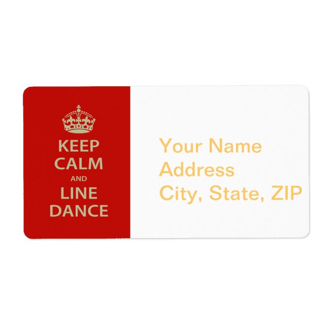 Keep Calm and Line Dance (Front)