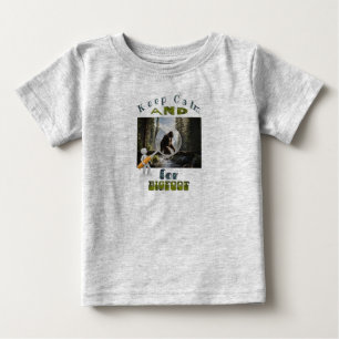 Keep Calm and Look for Bigfoot best bigfoot Baby T-Shirt