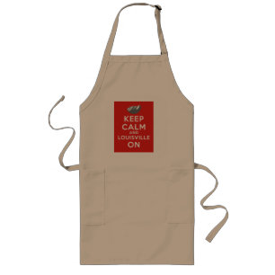 Keep Calm and Louisville On Louisville, Colorado Long Apron