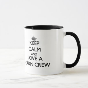 Keep Calm and Love a Cabin Crew Mug