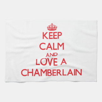 Keep Calm and Love a Chamberlain Tea Towel