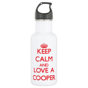 Keep Calm and Love a Cooper 532 Ml Water Bottle