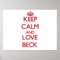 Keep calm and love Beck