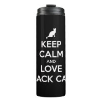 Keep calm and love black cats