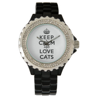 Keep Calm and Love Cats Watch