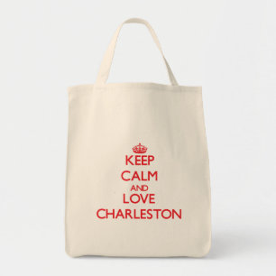 Keep Calm and Love Charleston Tote Bag