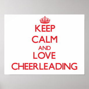 Keep calm and love Cheerleading Poster