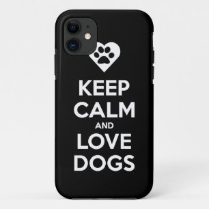 Keep Calm And Love Dogs Case-Mate iPhone Case