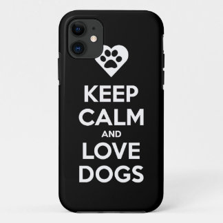 Keep Calm And Love Dogs Case-Mate iPhone Case