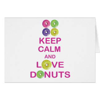 Keep Calm and Love Doughnuts Unique Doughnut Gift
