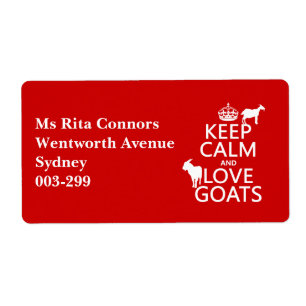 Keep Calm and Love Goats