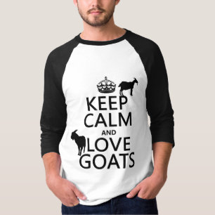 Keep Calm and Love Goats T-Shirt