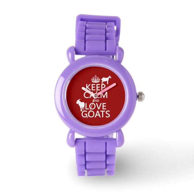 Keep Calm and Love Goats Watch (Front)
