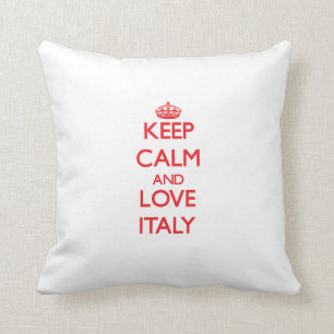 Keep Calm and Love Italy Cushion