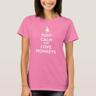 Keep Calm and Love Monkeys T-Shirt