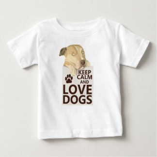 Keep Calm and Love My Big Dogs Photo Baby  T-Shirt