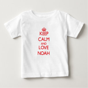 Keep Calm and Love Noah Baby T-Shirt