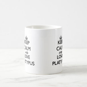Keep calm and Love Platypus Coffee Mug