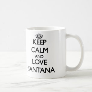 Keep calm and love Santana Coffee Mug